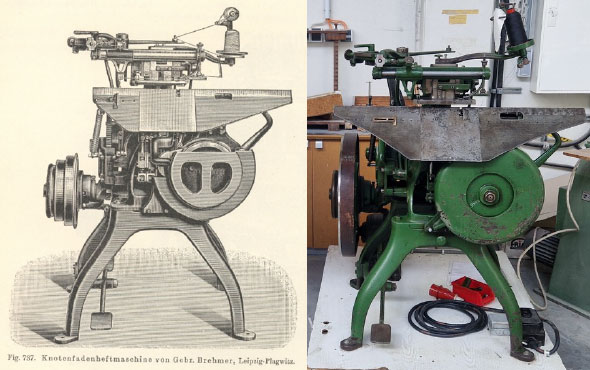 Brehmer Knodenfadenheftmaschine